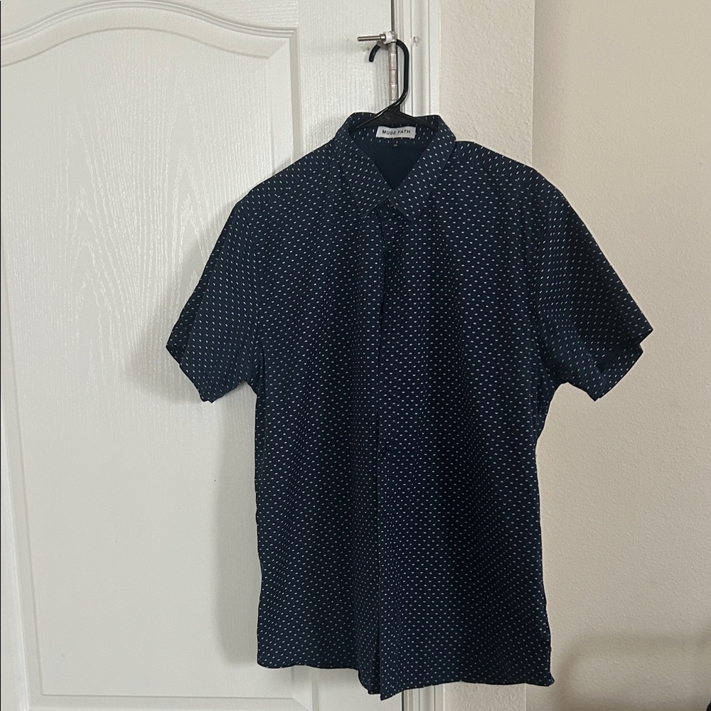 Dark Blue Casual Shirt
